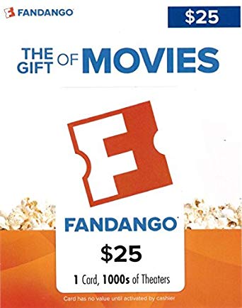 Winners of the $25 Fandango gift cards announced at Movie Review Mom!